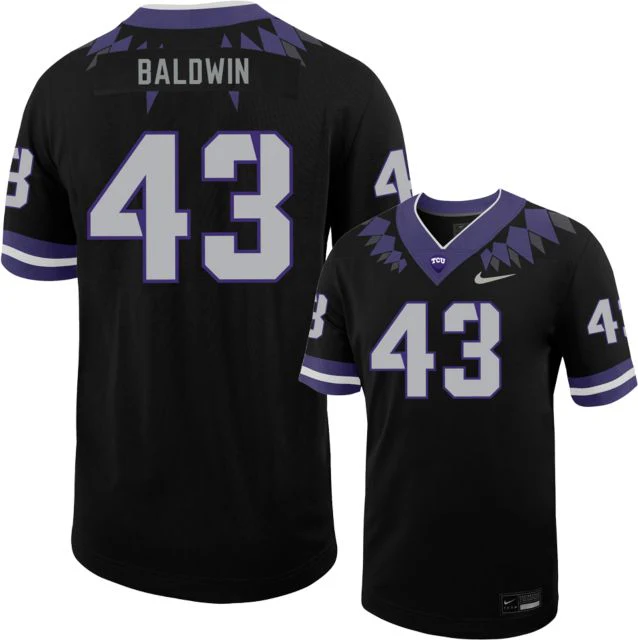 TCU Football Jersey B Baldwin - 43 - ONLINE ONLY