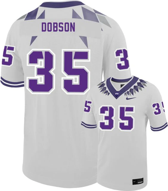 TCU Football Jersey C Dobson - 35 - ONLINE ONLY - Image 2