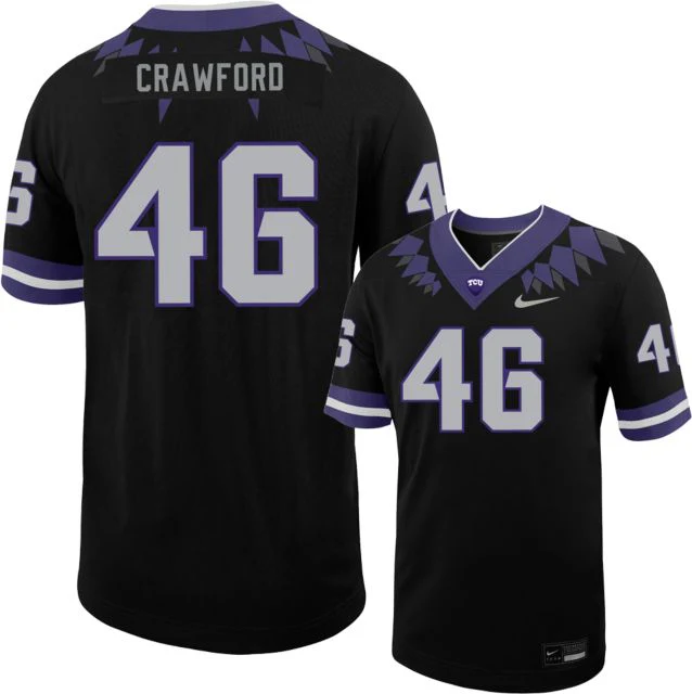 TCU Football Jersey D Crawford - 46 - ONLINE ONLY