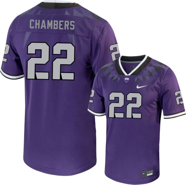 TCU Football Jersey K Chambers - 22 - ONLINE ONLY - Image 2