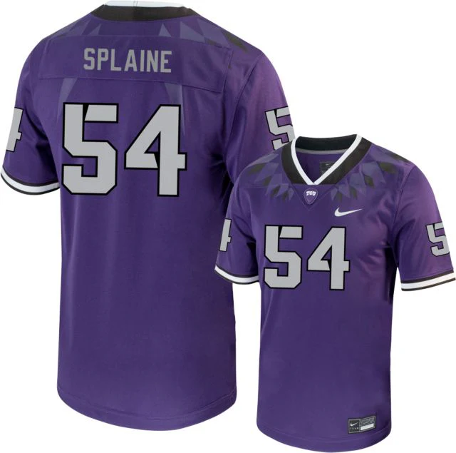 TCU Football Jersey Luke Splaine - 54 - ONLINE ONLY - Image 2