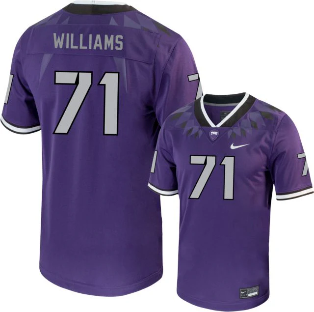 TCU Football Jersey Williams - 71 - ONLINE ONLY - Image 2