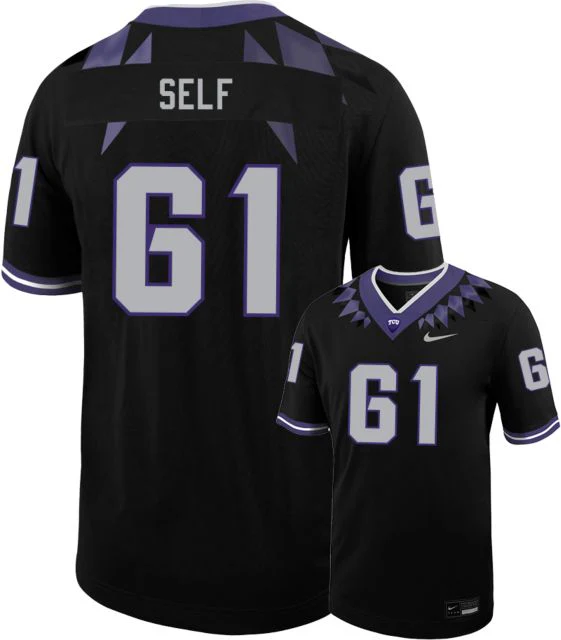 TCU Football Jersey Riley Self - 61 - ONLINE ONLY