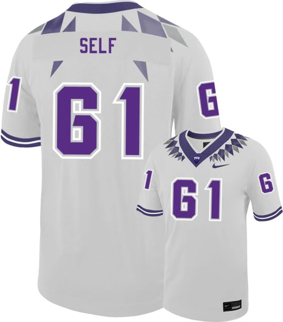 TCU Football Jersey Riley Self - 61 - ONLINE ONLY - Image 2