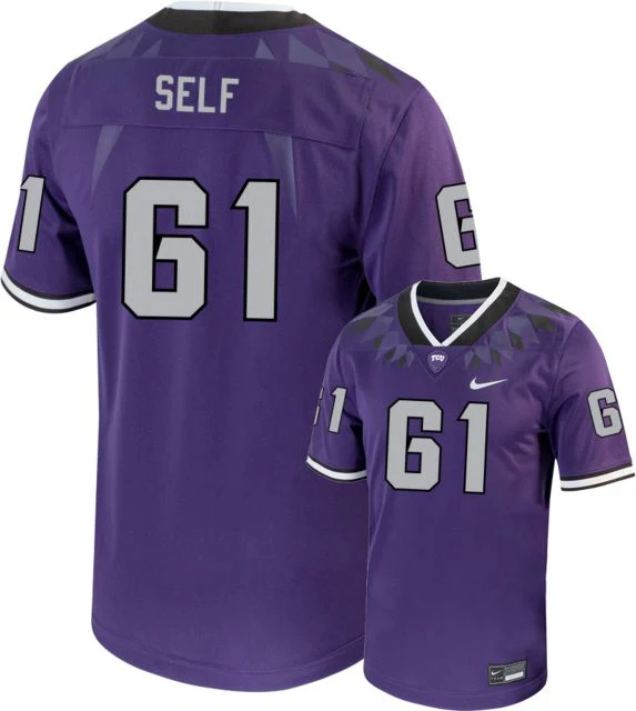 TCU Football Jersey Riley Self - 61 - ONLINE ONLY - Image 3