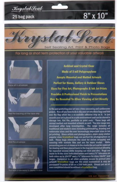 KRYSTAL SEAL BAGS 8X10 INCHES