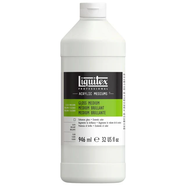 LIQUITEX GLOSS POLYMER MEDIUM 32OZ