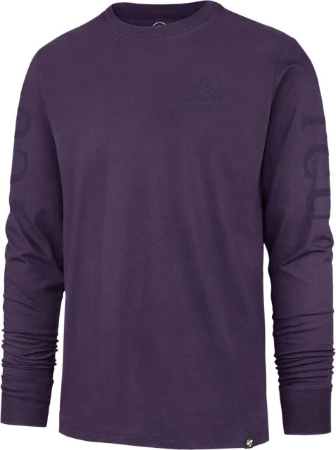 Texas Christian University Horned Frogs Triple Down Long Sleeve T-Shirt