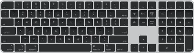 Magic Keyboard with Touch ID and Numeric Keypad for Mac models with Apple silicon - Black Keys - US English - ONLINE ONLY