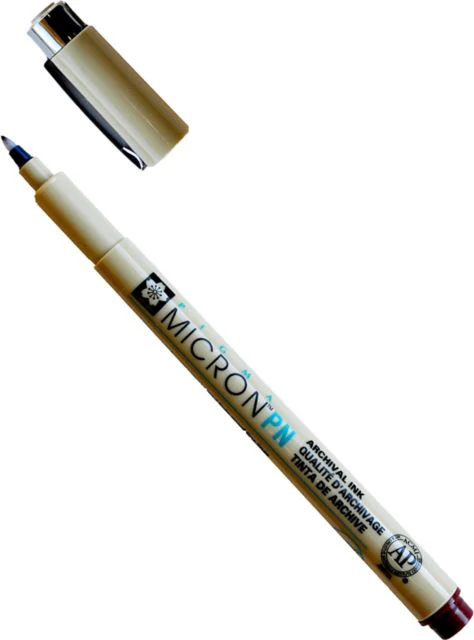 MICRON PEN PLASTIC NIB BURGUNDY