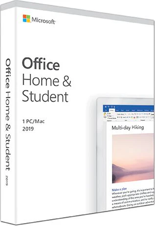 Microsoft Office 2019 Home and Student Mac/Win 1 License Medialess - ONLINE ONLY