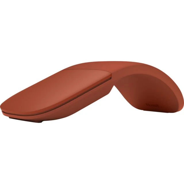 Microsoft Surface Arc Wireless Bluetooth Mouse, Poppy Red - ONLINE ONLY