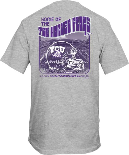 Texas Christian University Horned Frogs Football Short Sleeve T-Shirt