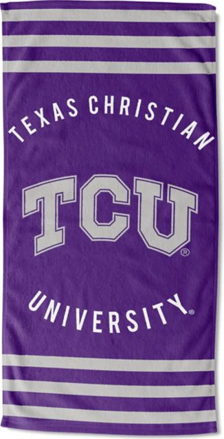 NCAA Stripes Beach Towel - ONLINE ONLY