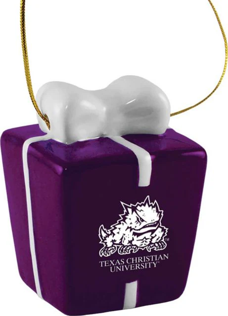 Texas Christian University Horned Frogs Present Ornament