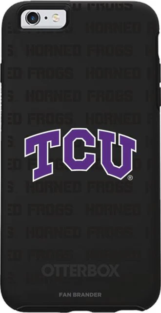 OtterBox Symmetry Series case w/Texas Christian University Horned Frogs Step & Repeat design for iPhone 6/6S - ONLINE ONLY