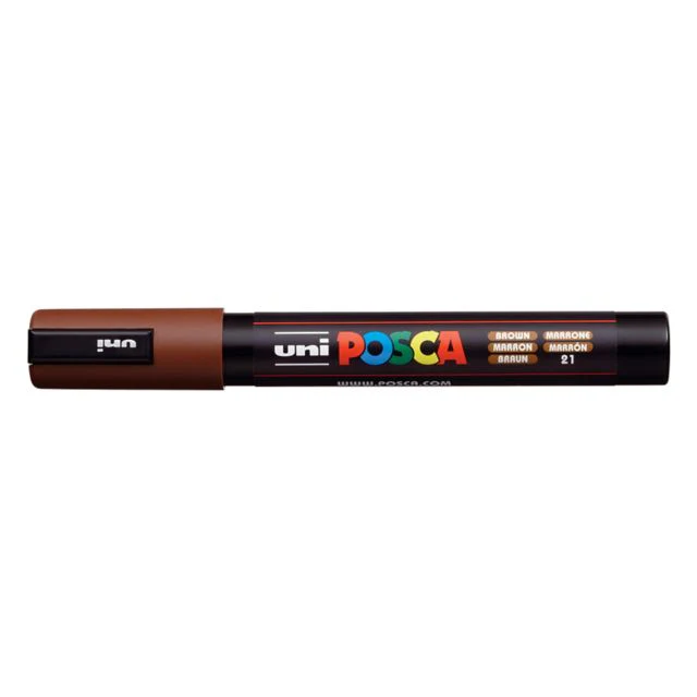 P MARK 5M MED BROWN