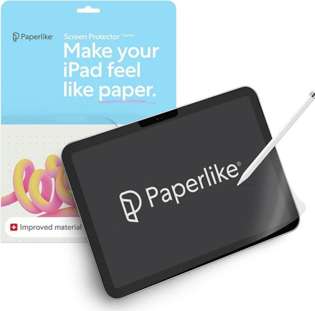 Paperlike 2.1 iPad Screen Protector, iPad 10.9in, Clear