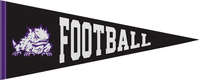 Texas Christian University 12x30 Horned Frogs Football Pennant