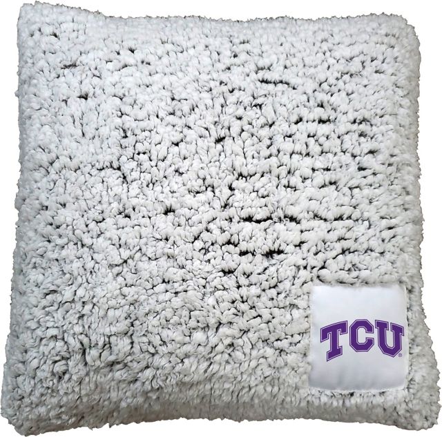 Texas Christian University Frosty Throw Pillow