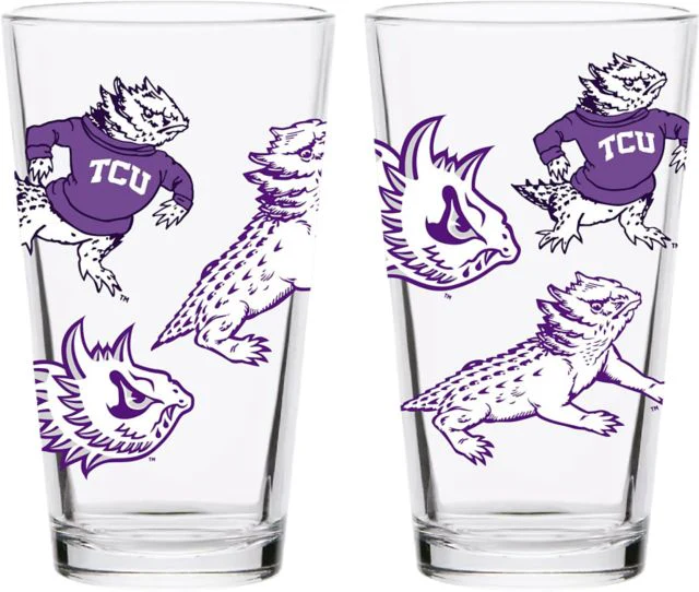 Texas Christian University 16 oz. Medley Pint Glass