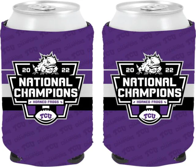 Texas Christian University Football 2022 National Champions Can Coolie
