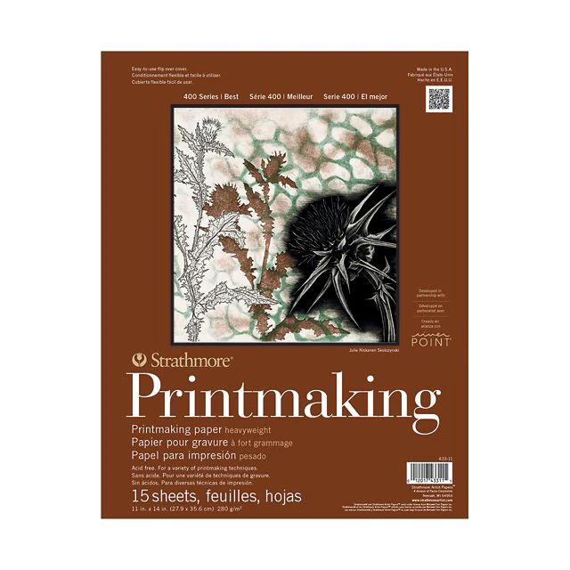 PRINTMAKING 400 HEAVY WEIGHT PAD 11X14 15 SHEETS