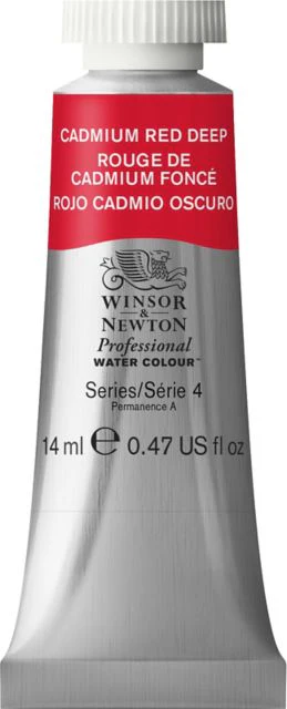 Professional Watercolor 14mL Cadmium Red Deep