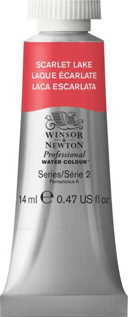 Professional Watercolor 14mL Scarlet Lake