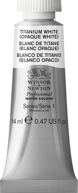 Professional Watercolor 14mL Titanium White