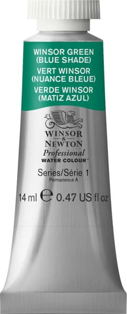 Professional Watercolor 14mL Winsor Green Blue Shade