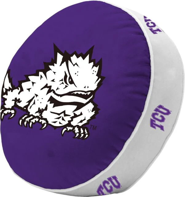 Texas Christian University Puff Pillow