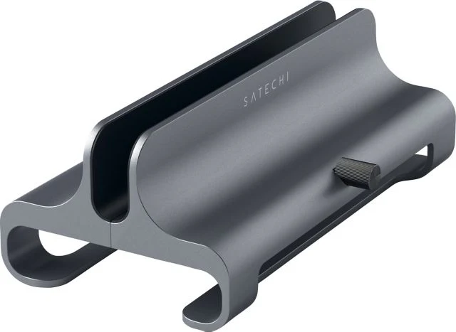 Satechi Universal Vertical Aluminum Laptop Stand, 9 x 4.75 x 3.62in, Space Gray - ONLINE ONLY