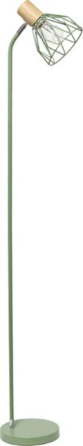 Simple Designs 55.91 Industrial Farmhouse Fusion Adjustable Cage Wire Accent Floor Lamp - Image 4