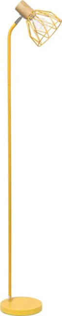 Simple Designs 55.91 Industrial Farmhouse Fusion Adjustable Cage Wire Accent Floor Lamp - Image 6
