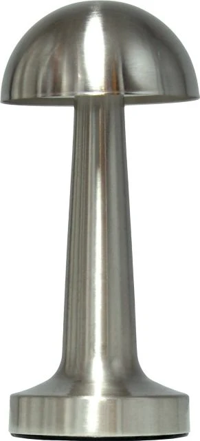 Simple Designs 8.88 Mushroom Magic Mini Metal Dimming & Rechargeable Cordless 4-Way Touch Sensor Dome Desk Lamp - Image 2