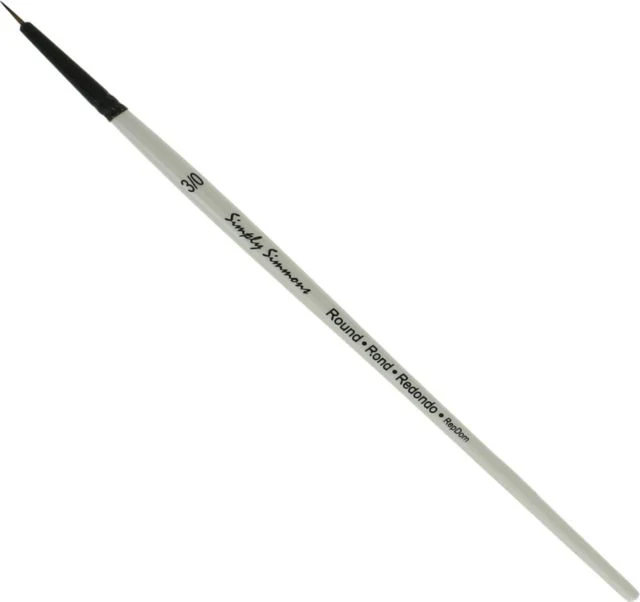 SIMPLY SIMMMONS BRUSH ROUND 3/0 SHORT HANDLE