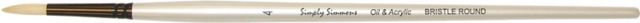 SIMPLY SIMMONS BRISTLE BRUSH ROUND 4