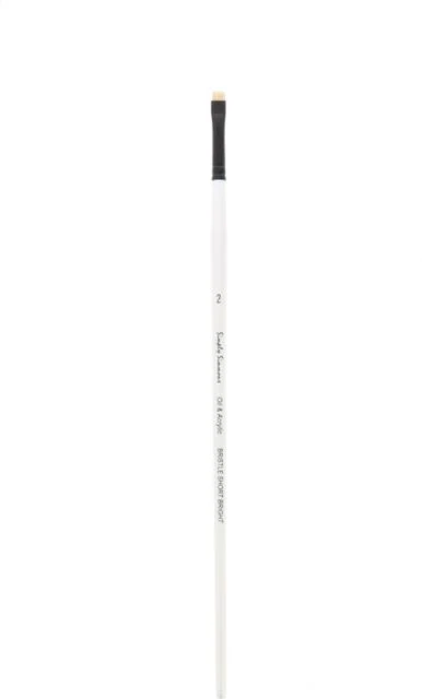 SIMPLY SIMMONS BRUSH BRISTLE BRIGHT 2 LONG HANDLE