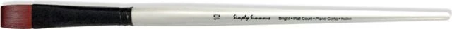 SIMPLY SIMMONS BRUSH EXTRA FIRM BRIGHT 10 LONG HANDLE