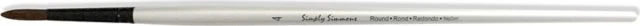 SIMPLY SIMMONS BRUSH EXTRA FIRM ROUND 4 LONG HANDLE