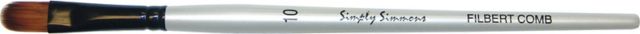SIMPLY SIMMONS BRUSH FILBERT COMB 10