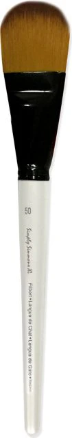 SIMPLY SIMMONS XL BRUSH STIFF SYNTHETIC FILBERT 50