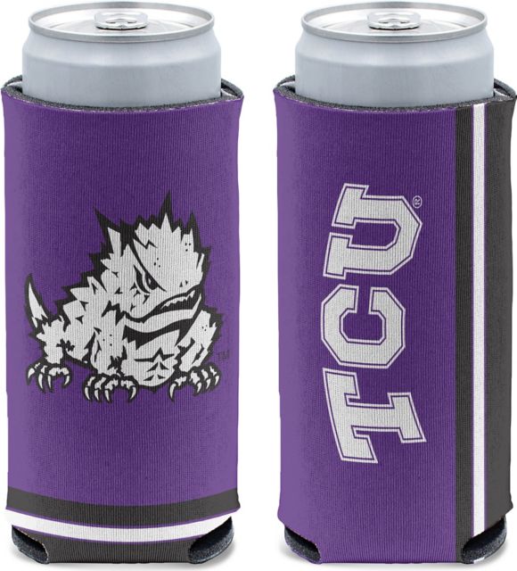 Texas Christian University Slim Can Coozie