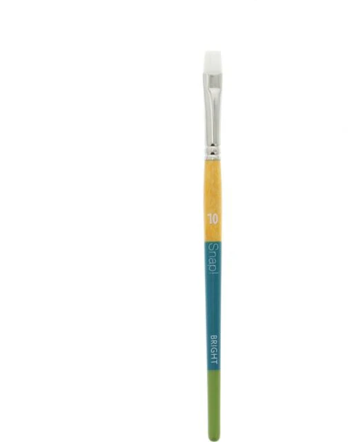 SNAP WHITE TAKLON BRIGHT SHADER 10 SHORT HANDLE