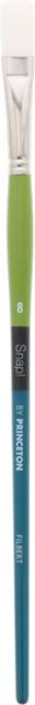 SNAP WHITE TAKLON FILBERT 8 LONG HANDLE