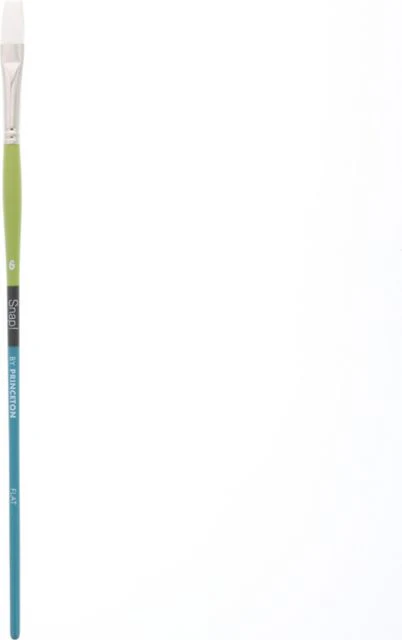 SNAP WHITE TAKLON FLAT 6 LONG HANDLE