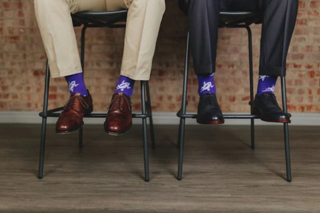 Texas Christian University Frog Squadron Socks