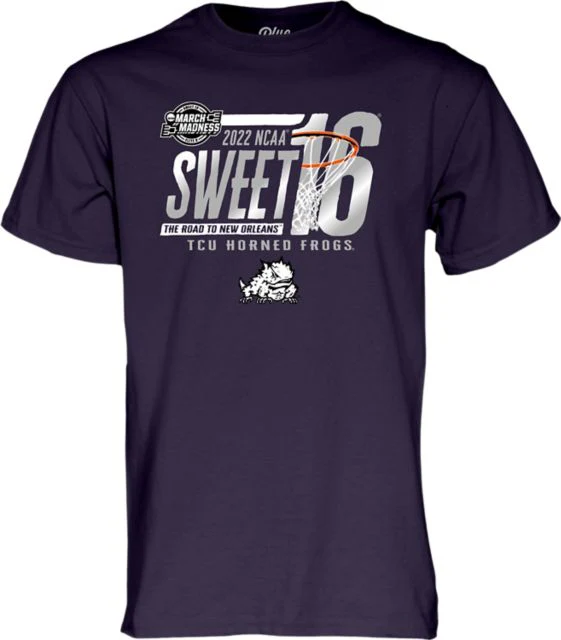 Texas Christian University Men's Basketball 2022 Sweet 16 Short Sleeve T-Shirt