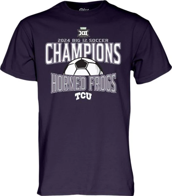 Texas Christian University Women's Soccer Big 12 Tournament Champions Short Sleeve T-Shirt